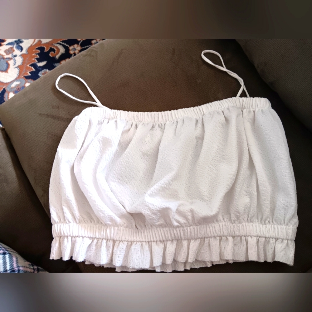 Zara crop/tube top